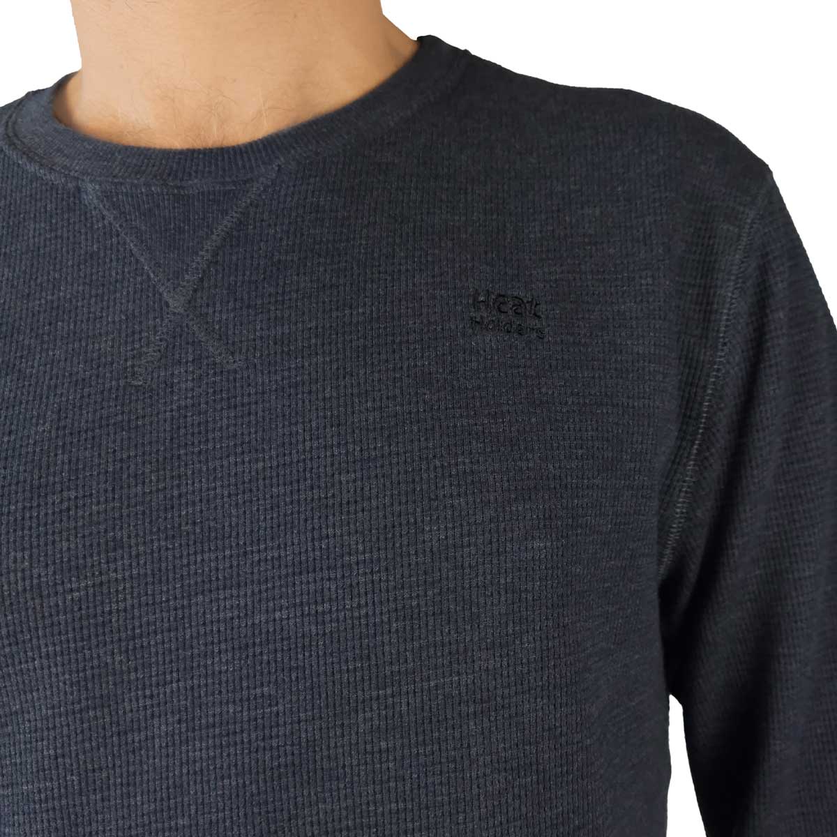 Camiseta Hombre Primera Capa Térmica Azul Melange