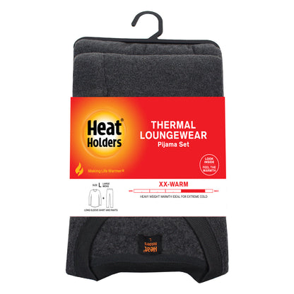 Pijama Hombre Polar Térmico Heat Holders Marengo