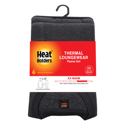 Pijama Hombre Polar Térmico Heat Holders Marengo
