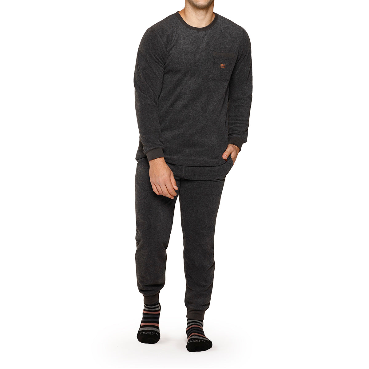 Pijama Hombre Polar Térmico Heat Holders Marengo