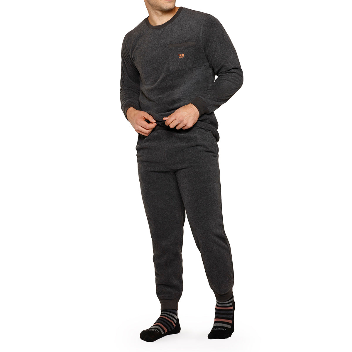 Pijama Hombre Polar Térmico Heat Holders Marengo