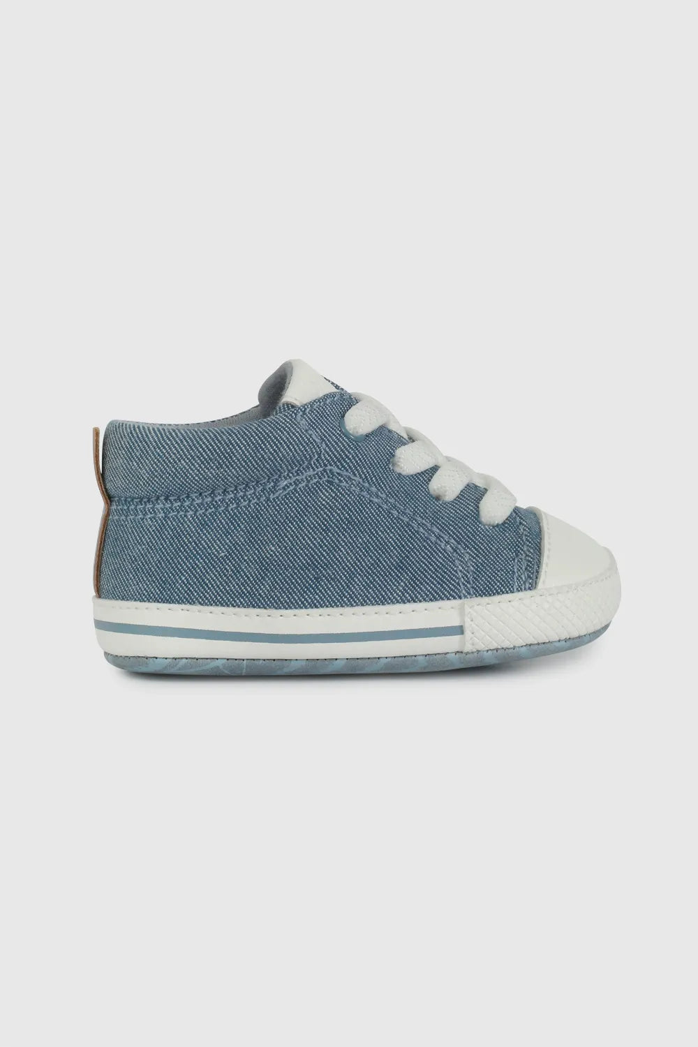 Zapatilla Bebé Niño Urbana Caña Alta Azul