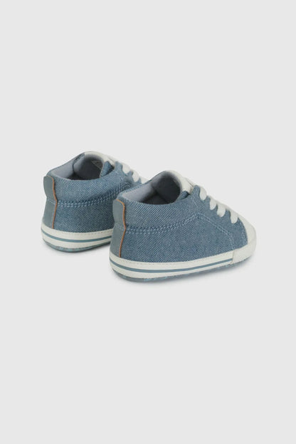 Zapatilla Bebé Niño Urbana Caña Alta Azul