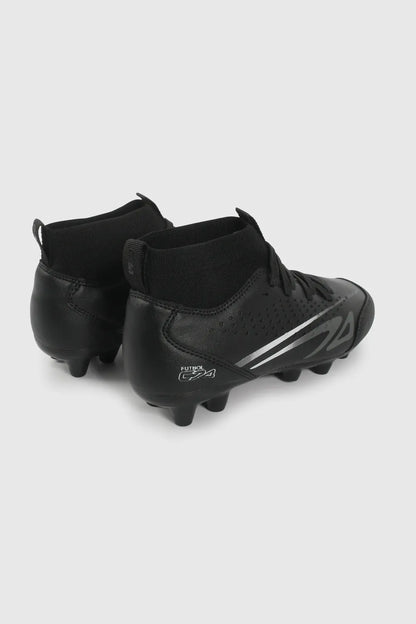 Zapatilla Niño Fútbol con Toperoles Negra