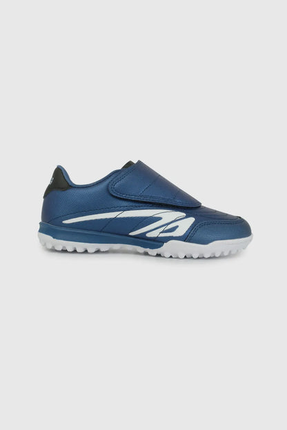 Zapatilla Niño Fútbol Azul Electrico