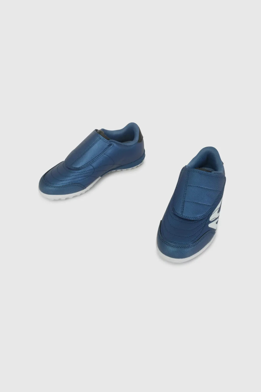 Zapatilla Niño Fútbol Azul Electrico