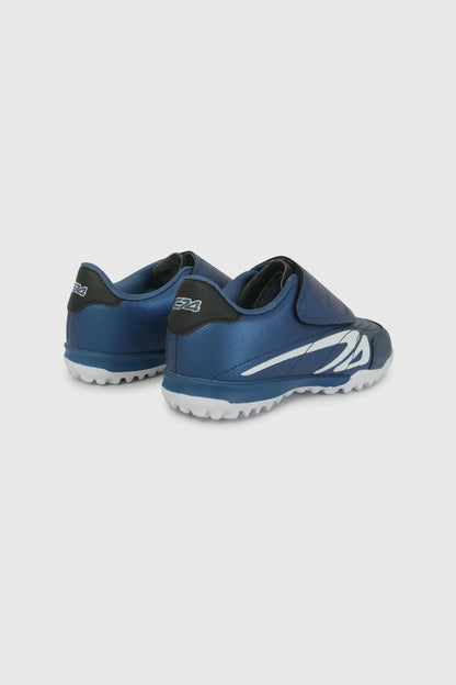Zapatilla Niño Fútbol Azul Electrico