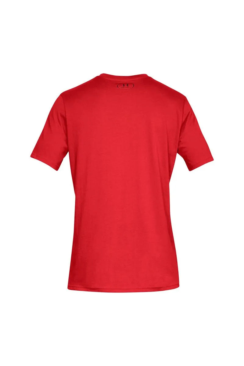 Polera Hombre manga corta boxed sportstyle Rojo