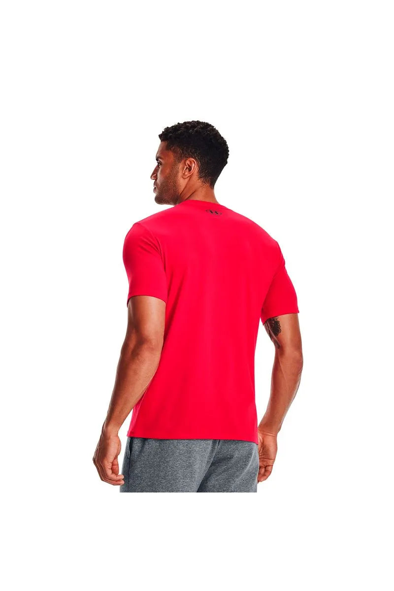 Polera Hombre manga corta boxed sportstyle Rojo