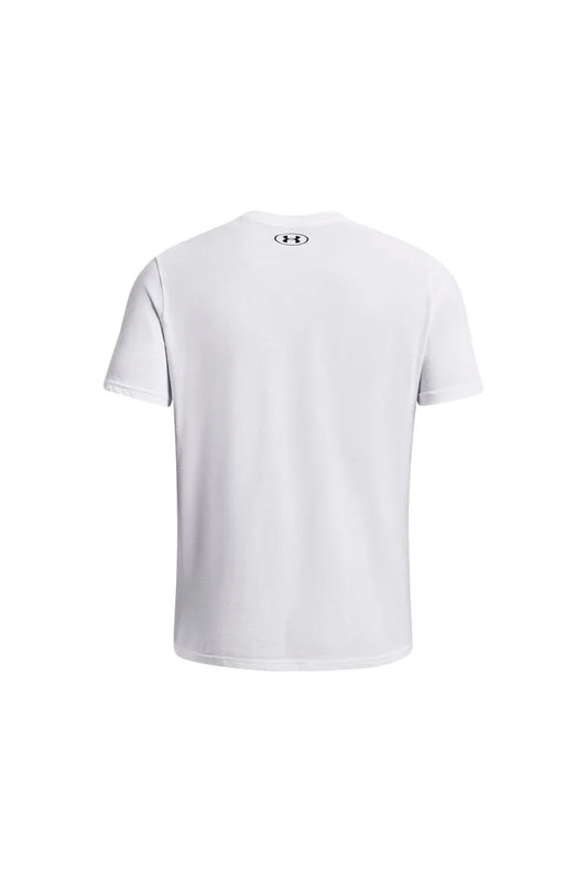 Polera Hombre manga corta camo chest stripe Blanco