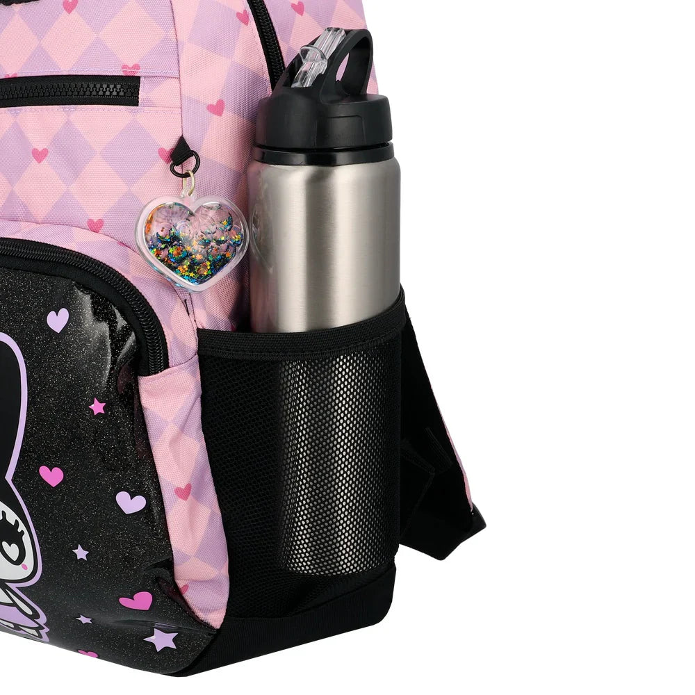 Mochila Escolar Niña Bolt Gato Black