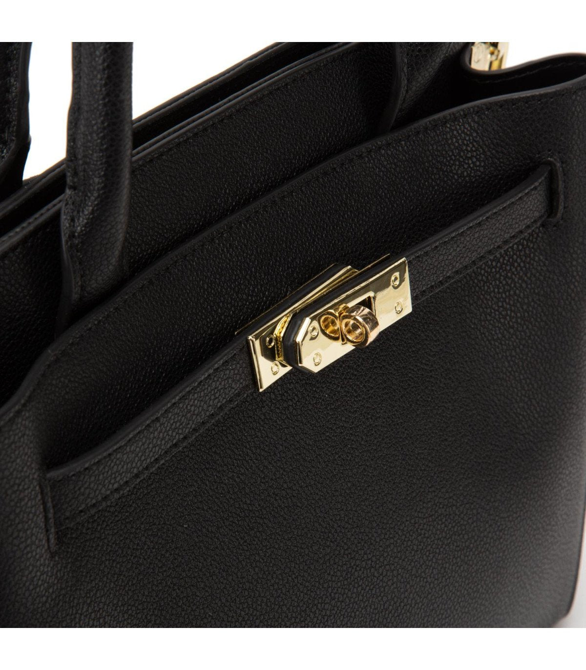 Cartera Mujer Dos Asas Pequeña Negro