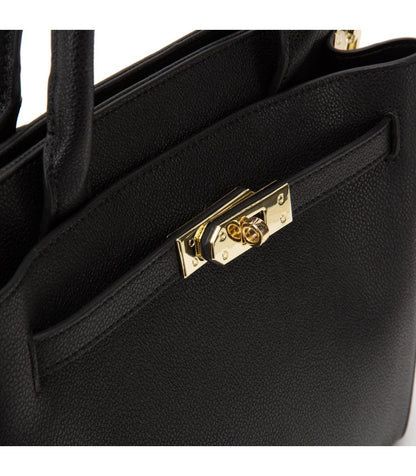 Cartera Mujer Dos Asas Pequeña Negro