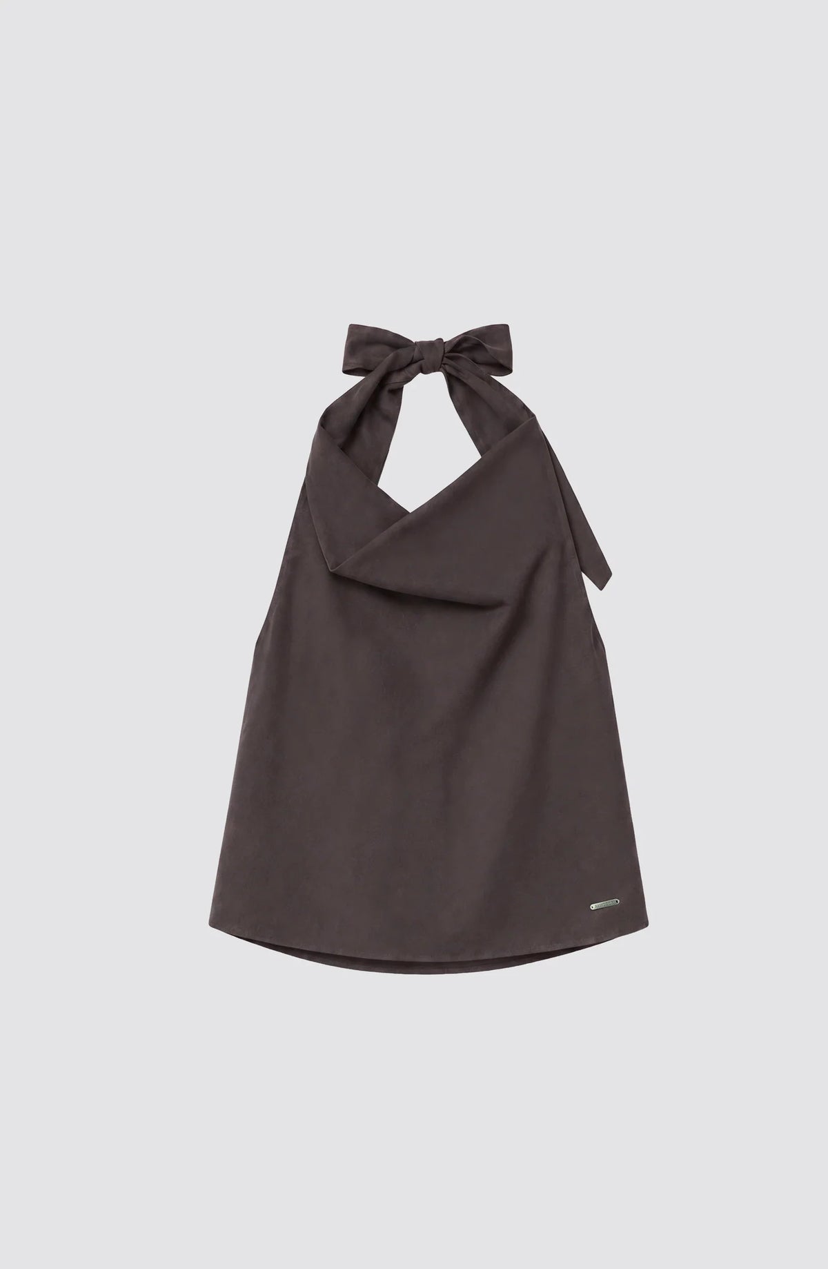 Top Mujer Halter Brown