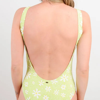 Traje de Baño Mujer Entero Beach Vintage II Verde Claro