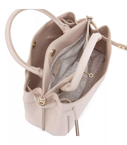 Cartera Mujer Dos Asas Pequeña Off White