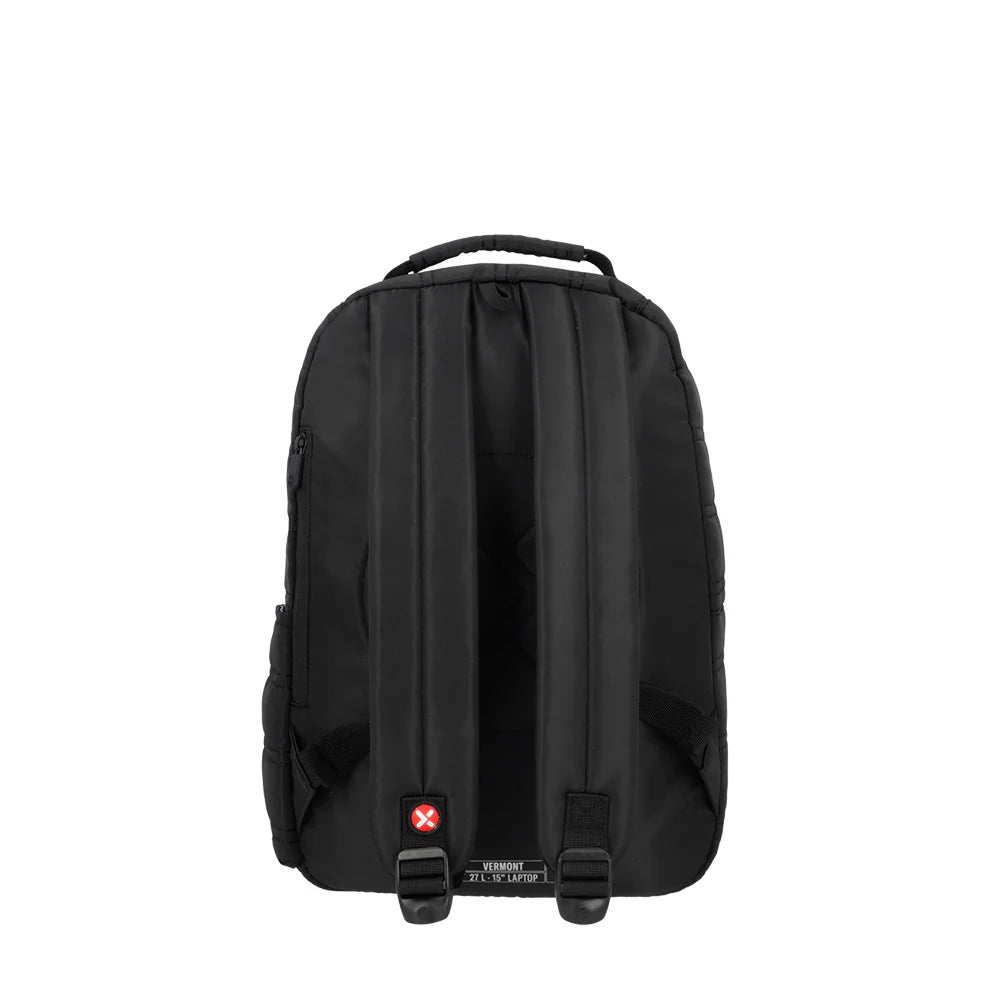 Mochila para notebook 15" Vermont negra/rosada