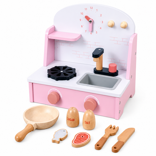 Juego de Cocina Montessori Madera