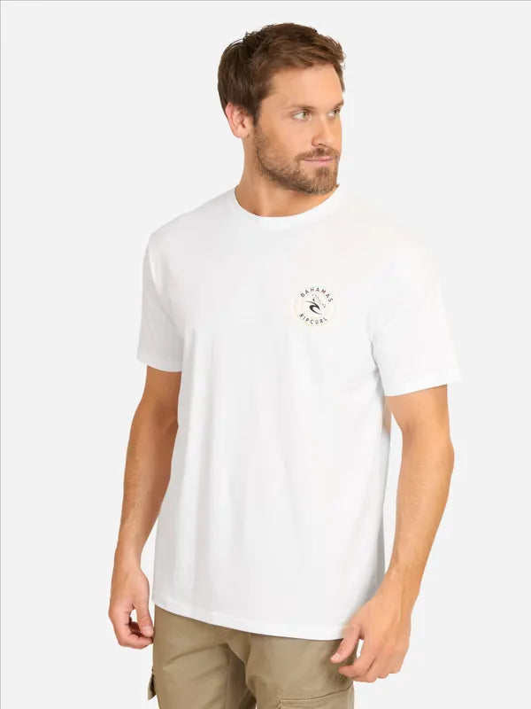 Polera Hombre Mte Bahamas Key Blanco