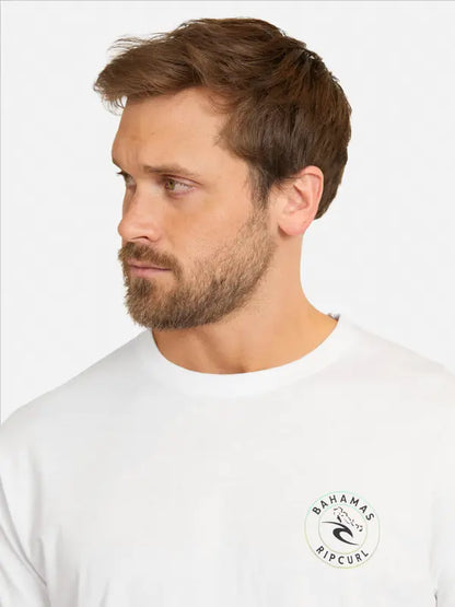 Polera Hombre Mte Bahamas Key Blanco