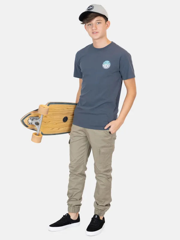 Polera Niño Wettie Gradiant Gris