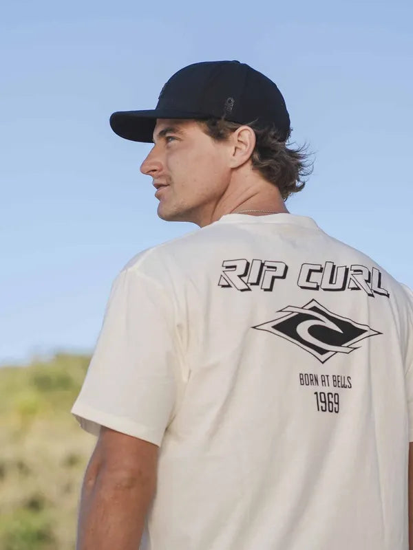 Polera Hombre Scripted Blanco