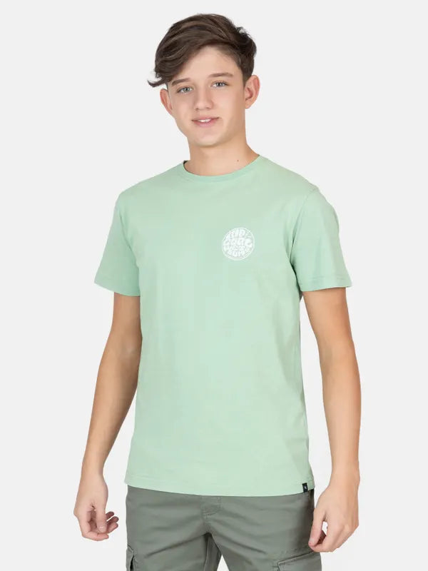 Polera Niño Shoulder Verde
