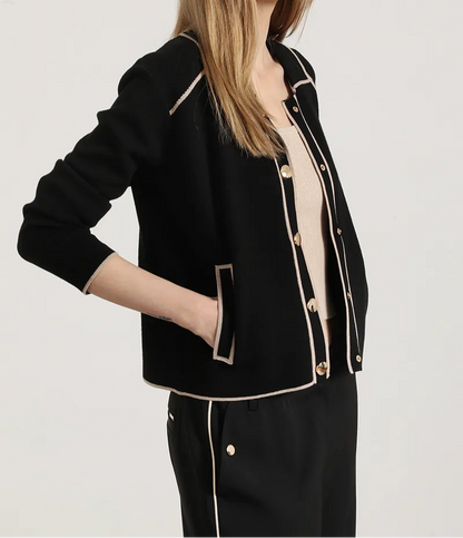 chaqueta-mujer-punto-vivos-contratono-negro
