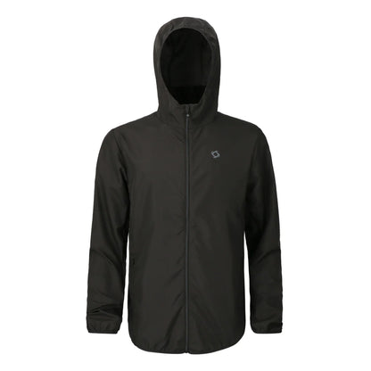 Chaqueta Hombre Compactable Airjkt Hoodie Negro
