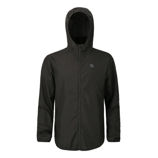 Chaqueta Hombre Compactable Airjkt Hoodie Negro