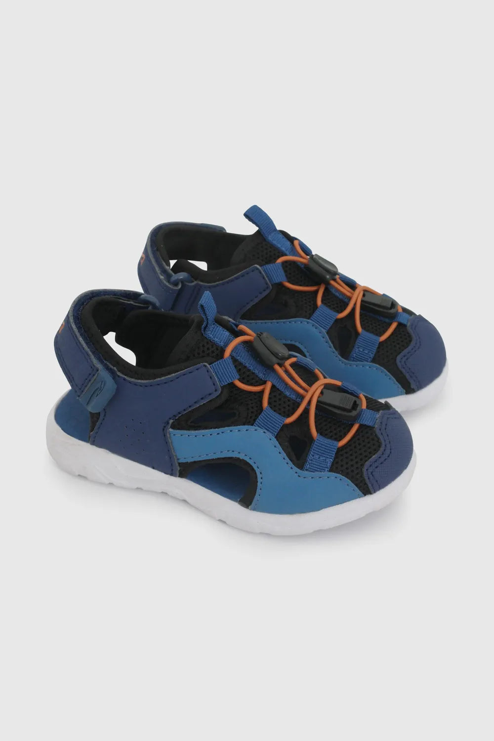 Sandalia Niño Caminante con Velcro Outdoor Azul