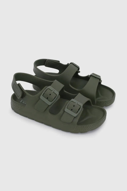 Sandalia Niño de Agua Verde Militar