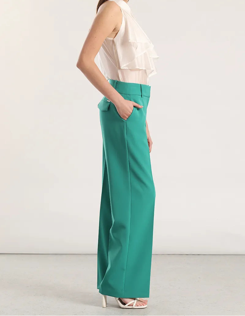 pantalon-mujer-masculino-recto-tiro-alto-verde