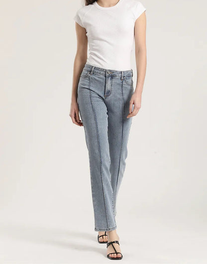 jeans-mujer-slim-tiro-medio-alforza-denim-azul