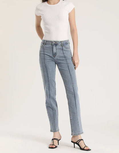 jeans-mujer-slim-tiro-medio-alforza-denim-azul