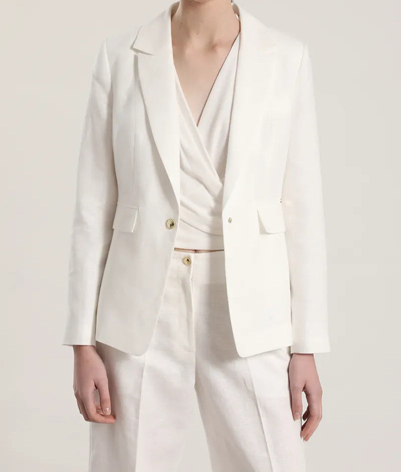blazer-mujer-clasico-entallado-lino-algodón-crudo