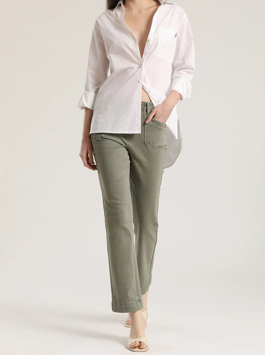 jeans-mujer-color-slim-tiro-medio-militar