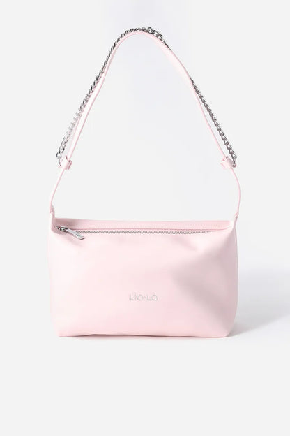 cartera-mujer-grande-cadena-frontal-simil-cuero-rosa