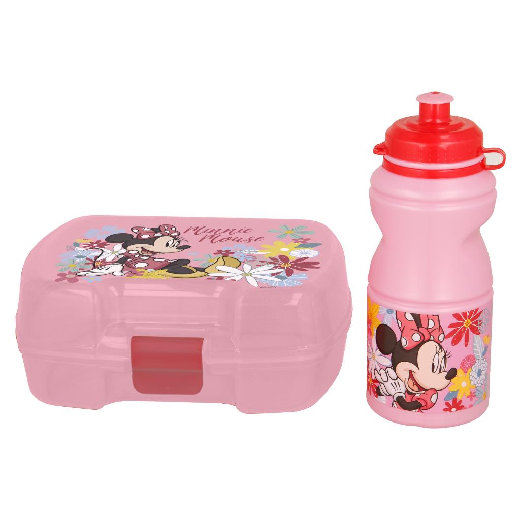 Set Premium Porta Sándwich y Botella de Minnie Mouse