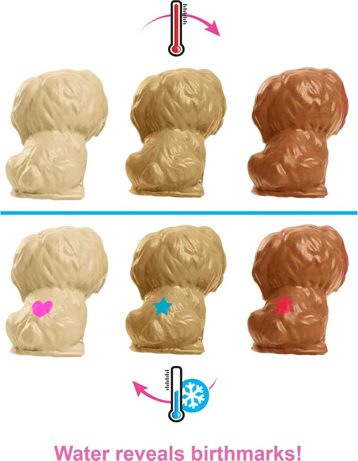 Muñeca Barbie Cachorros Recién Nacidos