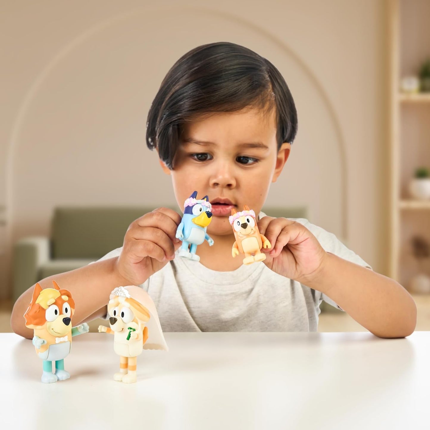 Figuras Bluey Wedding Time