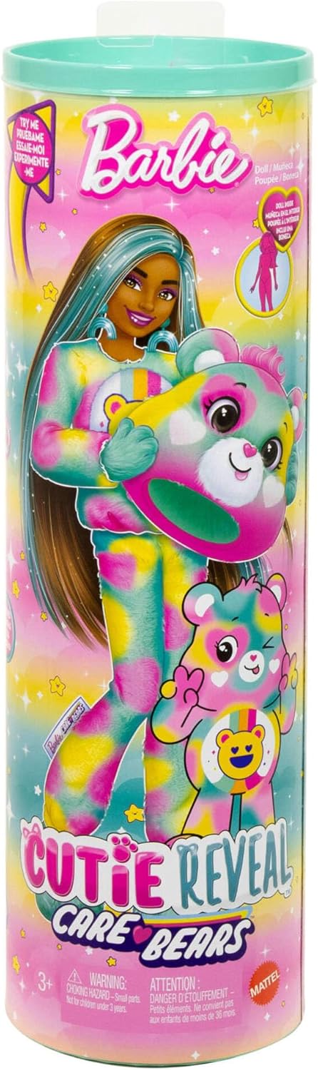 Barbie Cutie Reveal Care Bears Serie 2 Good Vibes Bear