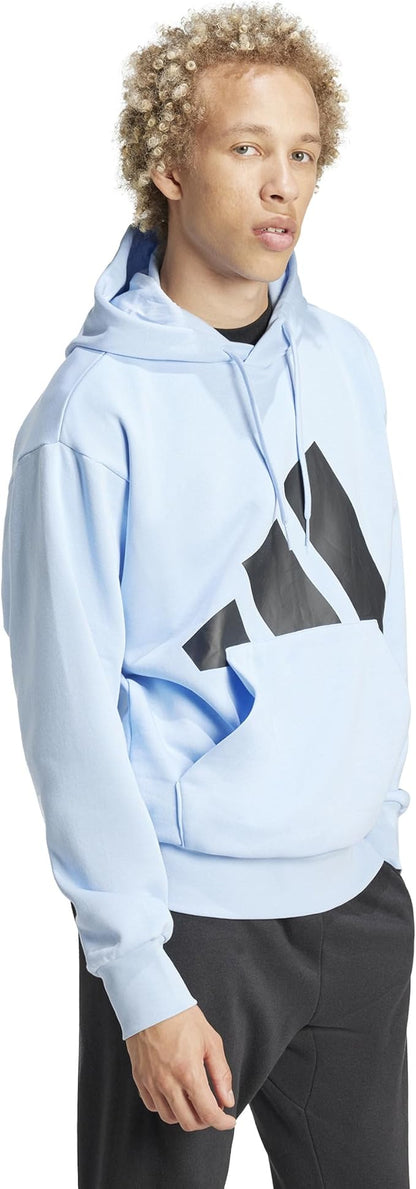 Polerón Hombre Capucha Celeste