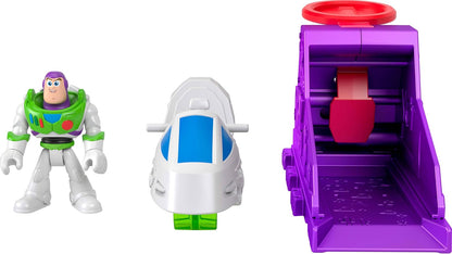 Juego de lanzador con figura de acción Buzz Lightyear