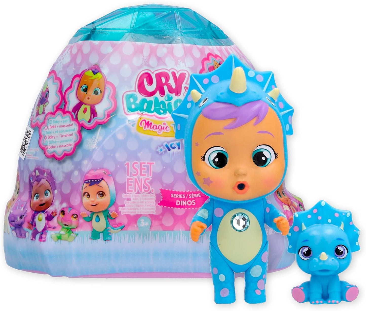 Bebés Llorones Lágrimas Mágicas Icy World Dinos