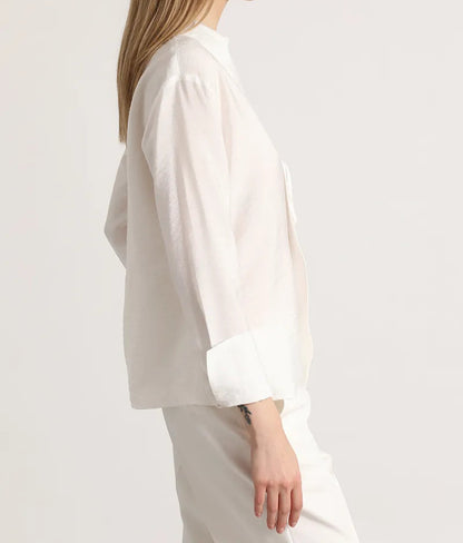 Blusa Mujer Amarras Crudo