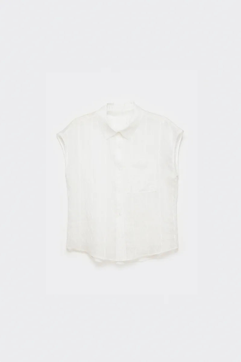 Blusa Mujer Voile Fantasia Crudo