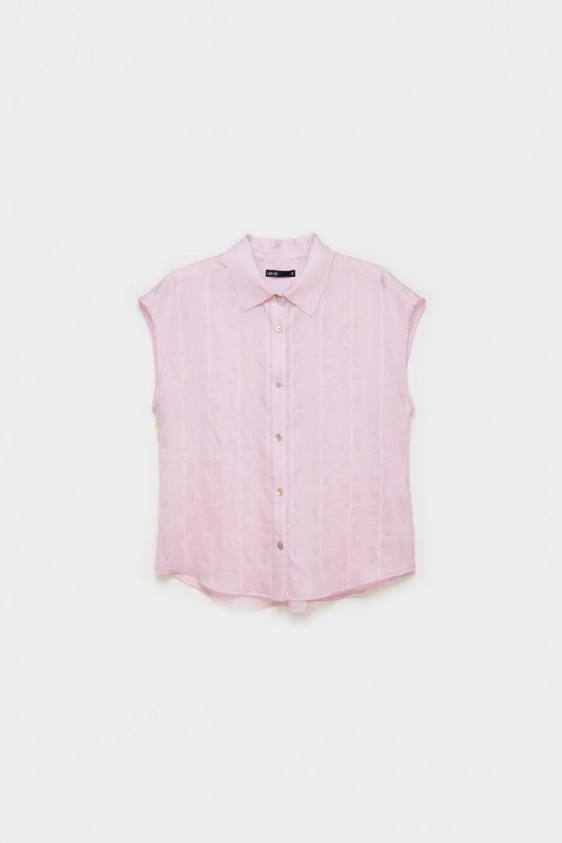 Blusa Mujer Voile Fantasia Rosa