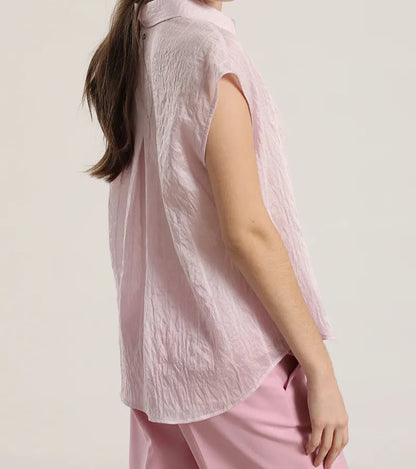Blusa Mujer Voile Fantasia Rosa