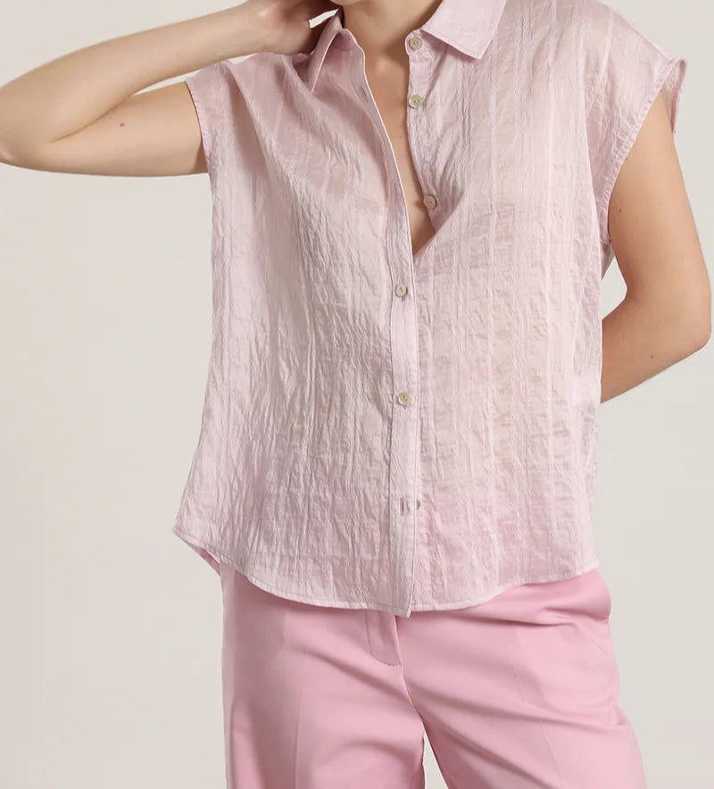 Blusa Mujer Voile Fantasia Rosa